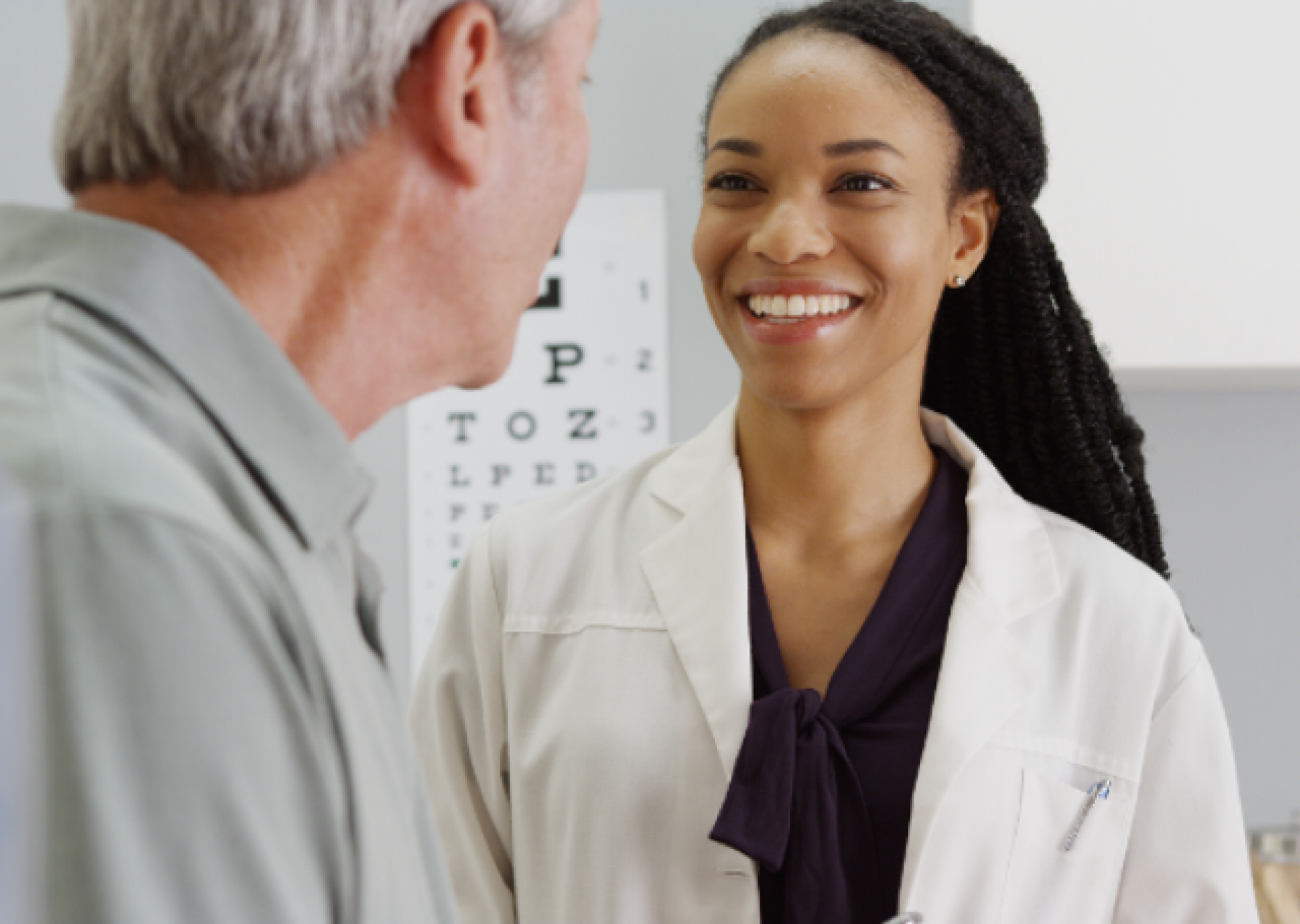 Doctor and patient discussing What Matters.